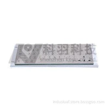 64 Keys Wired Stainless Steel Keyboard With Dome Switch , U
